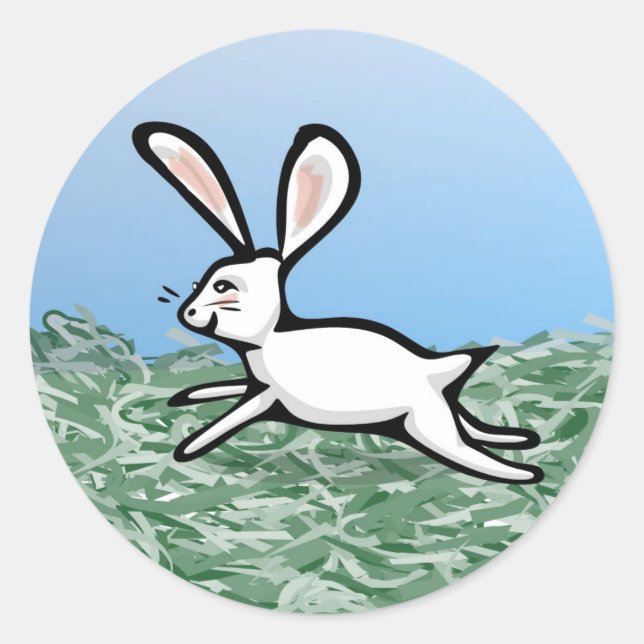 White Rabbit Run Stickers (Front)