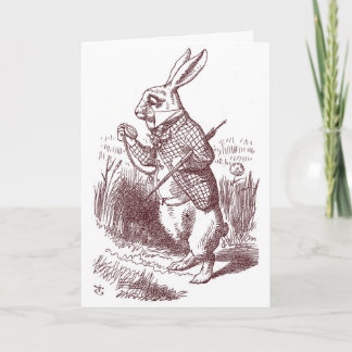 White Rabbit Shower Invitation