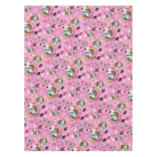 white rabbit table cloth wonderland tablecloth