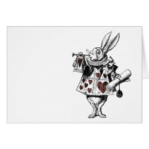 White Rabbits of Hearts - Alice in Wonderland