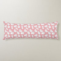 White rabbits pattern 01.bw LPink BG