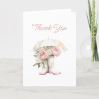 White Rain Boots & Pink Peonies Bridal Shower