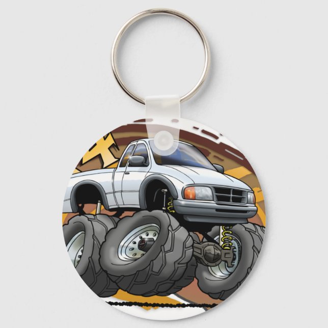 White Ranger Key Ring (Front)