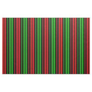 White Red Blue Stripes Pattern   Fabric
