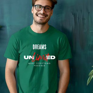 White Red Dreams Unlimited T Shirt