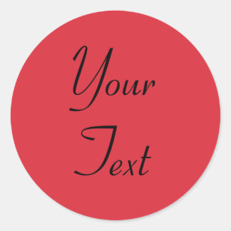 White & Red Wedding Envelope Seals w/ Custom Text