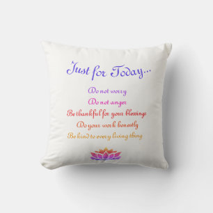 White Reiki Principles Cushion