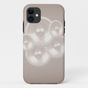 White retro music speakers Case-Mate iPhone case