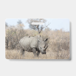 White Rhino ID Badge
