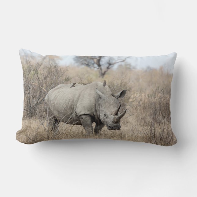 White Rhino Lumbar Cushion (Front)