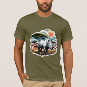 White Rhinoceros 4 T-Shirt