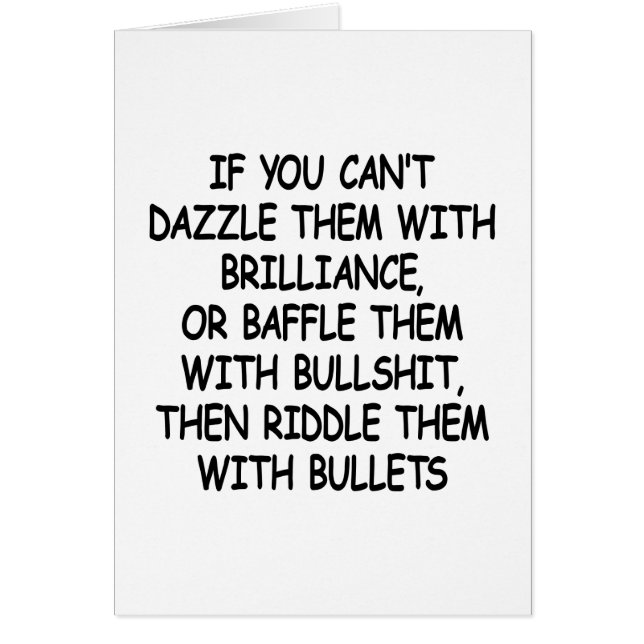 White Riddle Them W Bullets (Front)