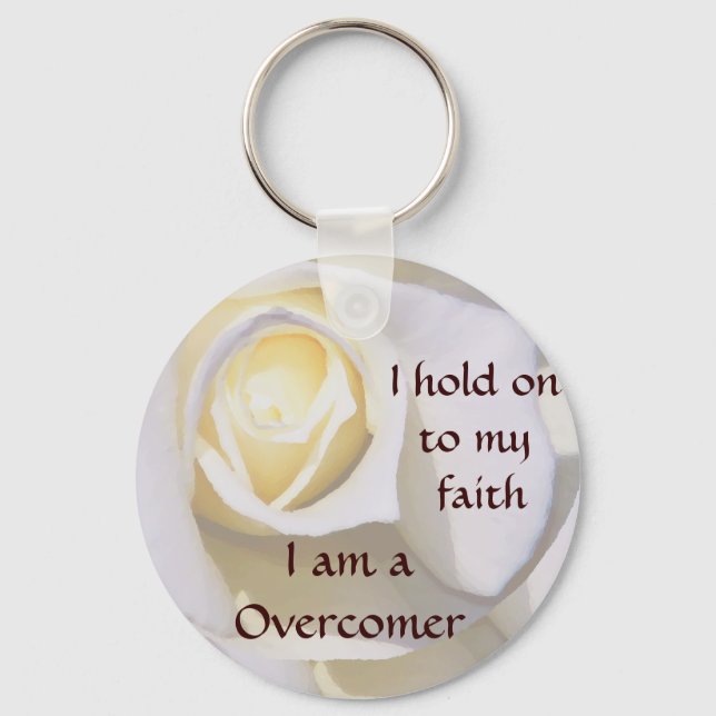 White Rise_ Key Ring (Front)