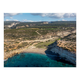 White River beach Akamas, Cyprus Poster