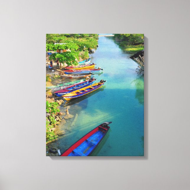 White RIver, Jamaica Canvas Print (Front)