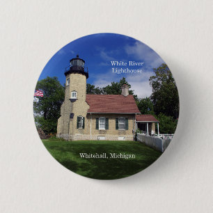 White River Lighthouse button