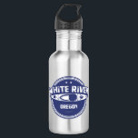 White River Oregon Kayak 532 Ml Water Bottle<br><div class="desc">Originating on the eastern slopes of Oregon’s Mt. Hood at the White River glacier,  the White Wild and Scenic River flows some 47 miles through two wilderness areas before converging with the Deschutes Wild and Scenic River five miles north of river-centric Maupin,  Oregon.</div>