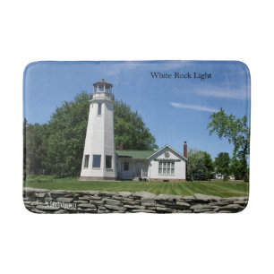 White Rock Light bathmat