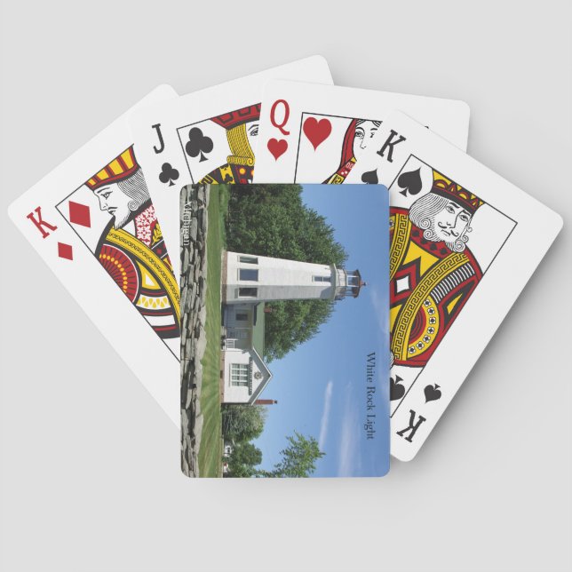 White Rock Light playing cards (Back)