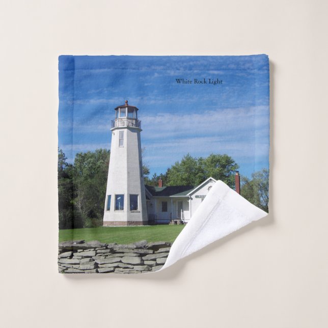 White Rock Light towel set (Wash Cloth)