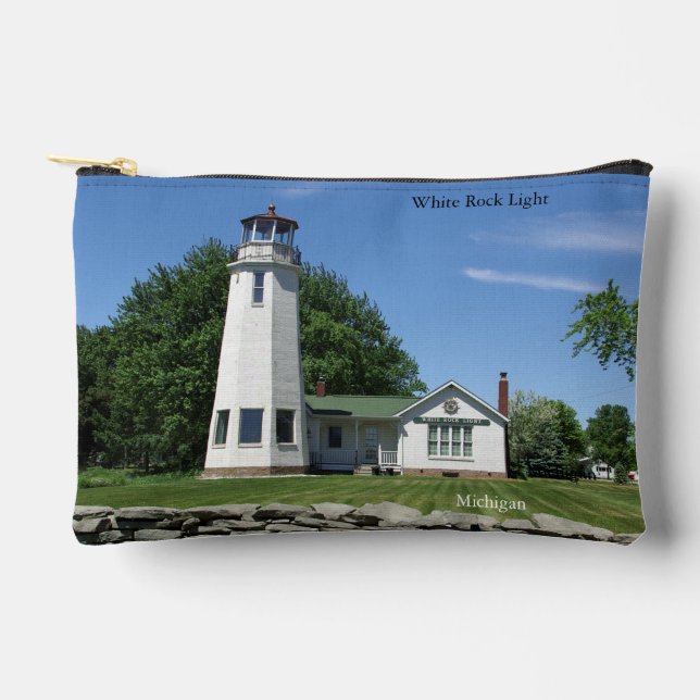 White Rock Light zipper bag (Front)