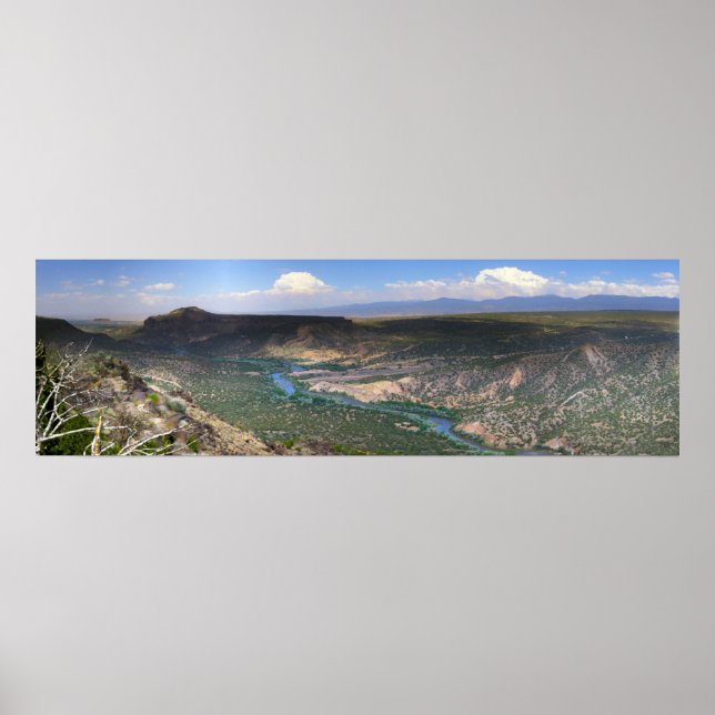 White Rock Lookout towards Black Mesa Poster (Front)