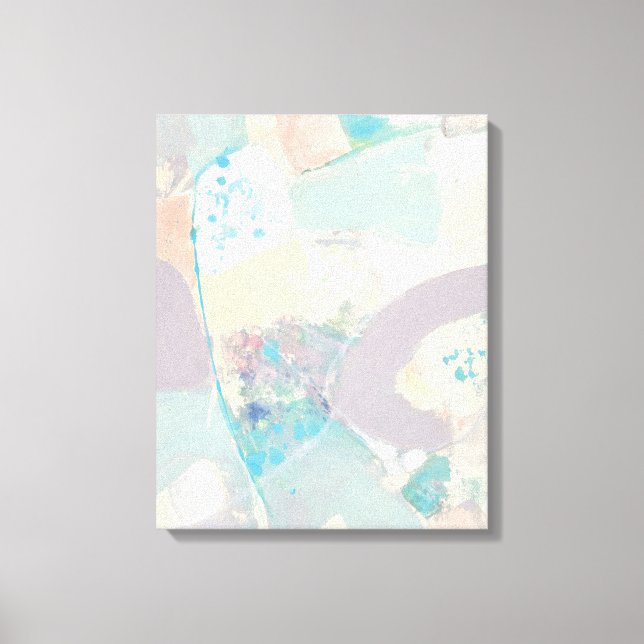 White Rock Pastel Canvas Print (Front)