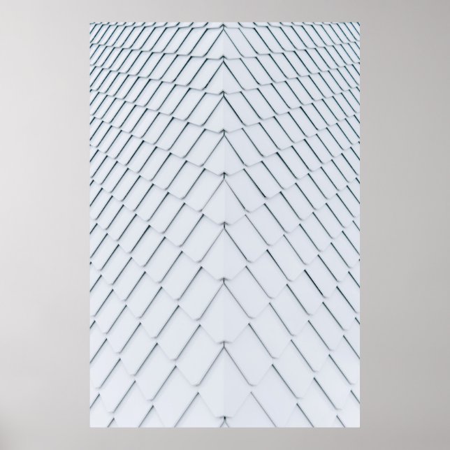 White roof tiles poster (Front)