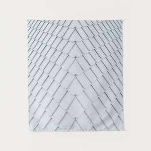 White roof tiles tapestry
