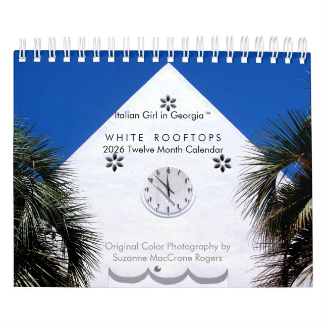 White Rooftops - 2026 Twelve Month Calendar (Cover)