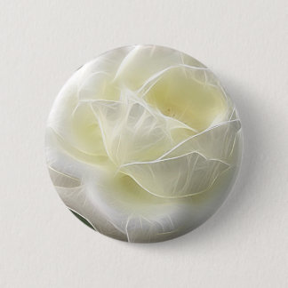 White Rose 3 Angelic 6 Cm Round Badge