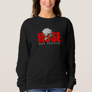 White Rose Addiction Graphic Sweatshirt