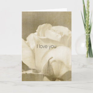 White Rose Card