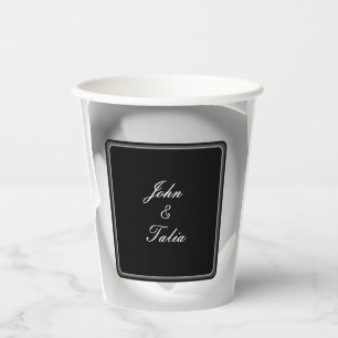 White Rose Cup   Elegant Floral Design with Enjoy 