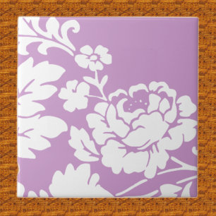White Rose, Customisable background colour Tile