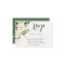 White Rose Gold Floral Wedding RSVP Reply Card
