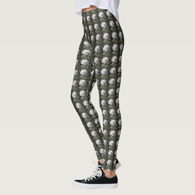 White Rose Leggings (Left)