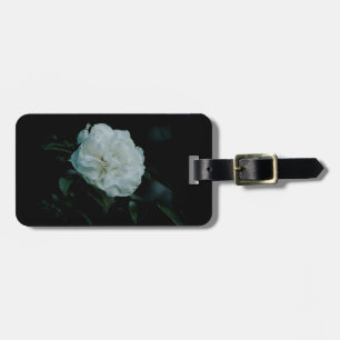 White Rose Luggage Tag