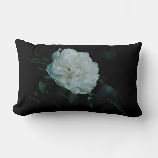 White Rose Lumbar Cushion (Front)
