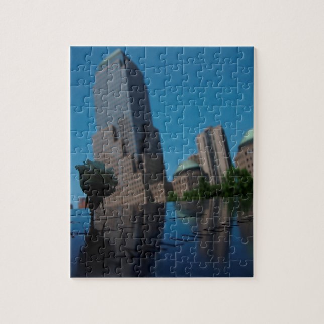 White rose of remembrance jigsaw puzzle (Vertical)