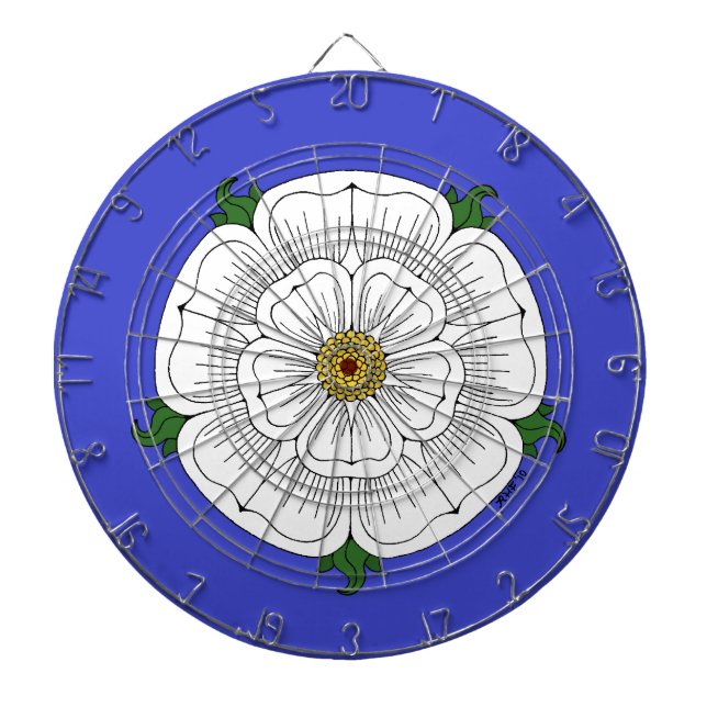 White Rose of York Dartboard (Front)
