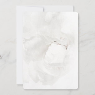 White Rose Petals Card