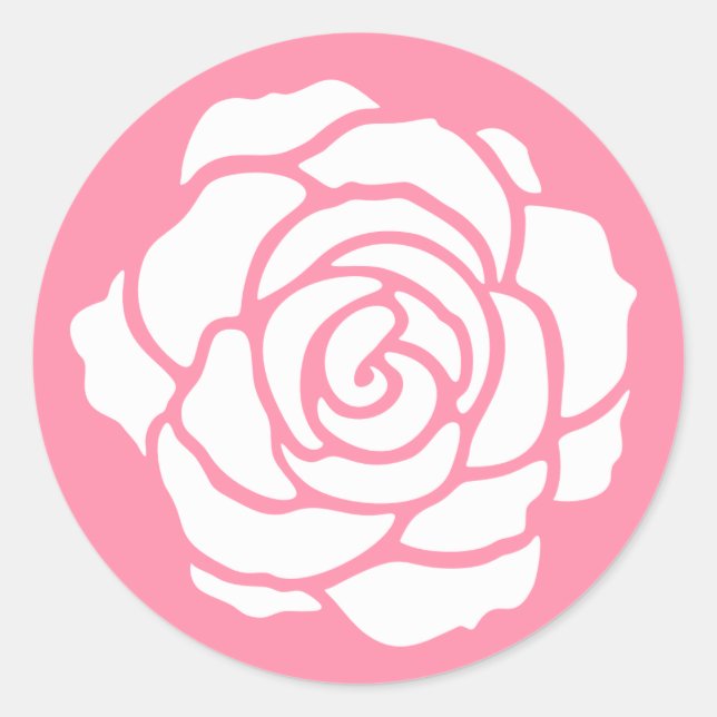 White Rose Stickers (Front)
