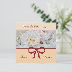 White Rose Wedding Invitation
