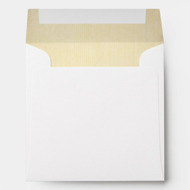 White rose wedding square matching invite envelope (Back (Bottom))