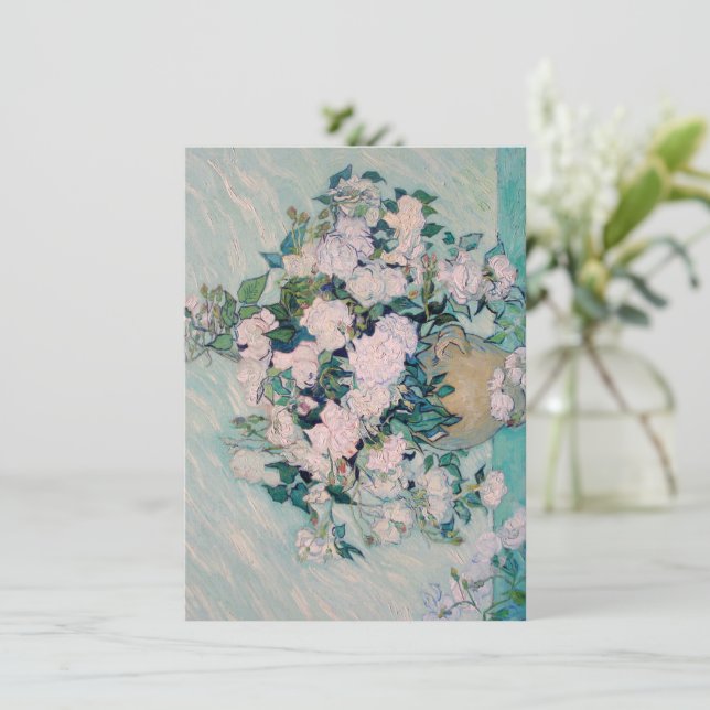 White Roses-1890-Vincent van Gogh   (Standing Front)