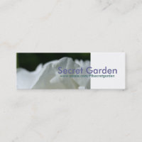 White Roses 3 Floral Photography Business Cards