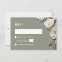 White Roses 3D Flowers