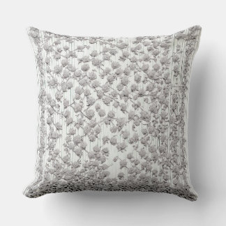White Roses A Cushion
