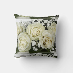 White Roses Cushion